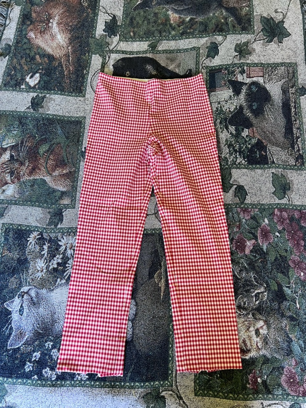 Sara Campbell Gingham Cropped Pants